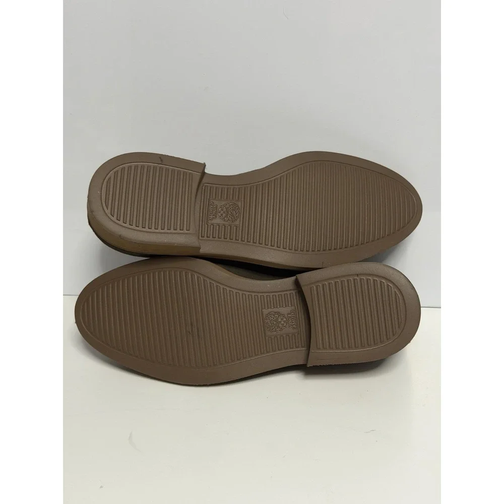 Vince Camuto VM-Arleigh Cow Brown Leather Slip Loafers Men's Shoes SZ 8 New